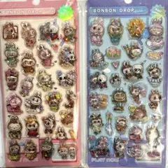 お値下げ！ラブブ　水　ウォーターボンボンドロップシール２枚