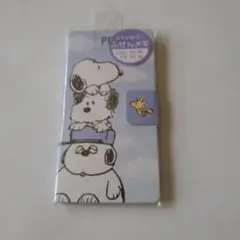 スヌーピー スマホカバーふせんメモ【 メモ帳＆付箋 】空と雲 ピーナッツ