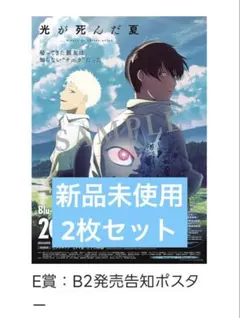 【新品未使用】光が死んだ夏 B2ポスター ヒカル よしき(2枚セット)