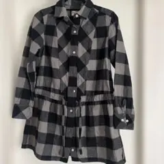 THE NORTH FACE M ブラック・グレー チェックシャツ