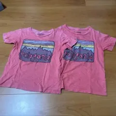 Patagonia ピンク Tシャツ 2T 3T