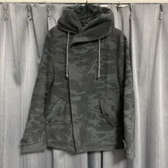 y2k archive ライダースジャケット ウール カモフラ グレー 00s