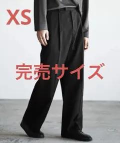 【完売品】TECH WOOL GABARDINE STRAIGHT SLACKS