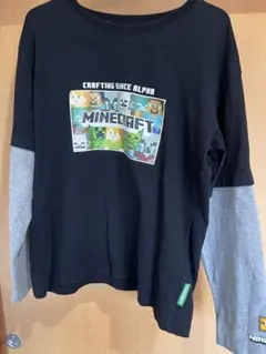 Minecraft 長袖カットソー ロンT 150サイズ　マイクラ
