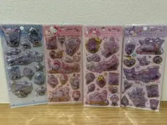 サンリオ　キラキラカプセルシール　キティ　マイメロ　クロミ　シナモン