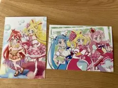 プリキュア　キミとアイドルプリキュア　映画　特典　ポストカード　２枚