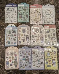 プクルン　ジャムジャムシール 立体シール12枚セット　新品まとめ売り