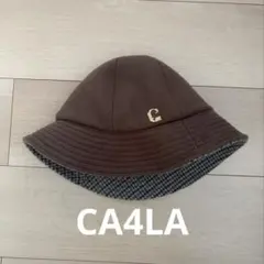 CA4LA バケットハット ブラウン チェック柄