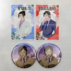 名探偵コナン 諸伏高明 上原由衣 トレーディングアクリルカード ホロ缶バッジ