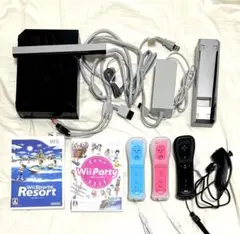Wii 本体 ブラック リモコン ソフト
