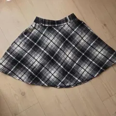 INGNI チェックフレアスカート 秋冬