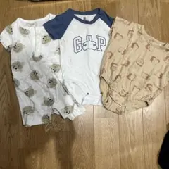 半袖　ロンパース 70 3点セット　GAP ぱんどろぼう