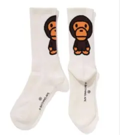 23-25ｃｍ【A BATHING APE】BABY MILO SOCKS
