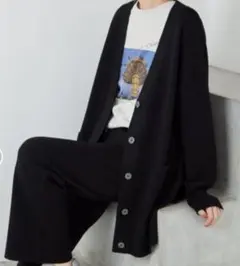 新品未使用ウォッシャブルミラノリブカーディガン