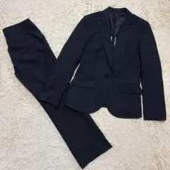 スーツセレクト ブラック チェック パンツ 洗える L ウォッシャブルのサムネイル