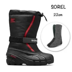 SOREL ソレル YOUTH FLURRY スノー ブーツ 保温 .