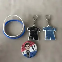横浜F・マリノス 杉本大地 31 キーホルダー 缶バッジセット