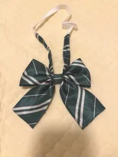 ダークグリーン　ストライプリボン　制服　セブルス　マルフォイ　スリザリン