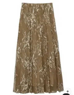 AMERI WILD ROSE CANVAS ART SKIRT