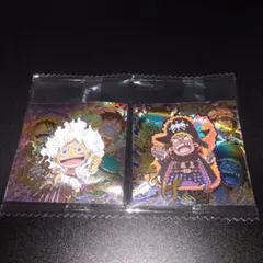 ワンピース大海賊シールウエハース14弾 ルフィ＆ティーチ