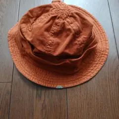 DECHO バケットハット ヘリンボーン オレンジのサムネイル