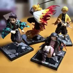 一番くじ　鬼滅の刃　フィギュア4体セット