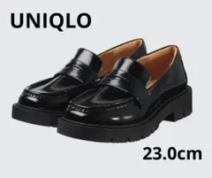 ■希望価格受付中■　UNIQLO C ローファー 黒 コインローファー　23cm