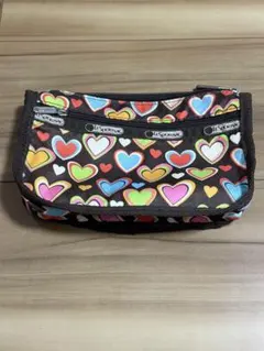 LeSportsac ハート柄ポーチ