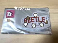 ちいかわ スマホに貼れるサイズのステッカー カブトムシ ライトグレー