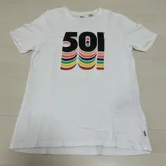 Levi's 501 カラフルプリント Tシャツ Sサイズ