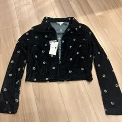 MOUSSY ベロア 花柄 長袖シャツ ブラウス 新品のサムネイル