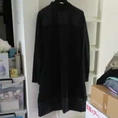 Ｕｓｅｄ　最終価格！　マリークワント 異素材　ハイネックワンピース