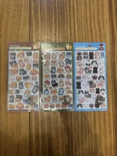 【正規品】ボンボンドロップシール 和柄 犬３枚