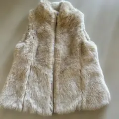 Zara Girls フェイクファーベスト 9/10(140)サイズ