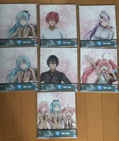 一番くじ　転生したらスライムだった件　私立テンペスト学園Ⅱ E賞色紙全種類セット