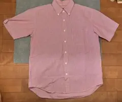 UNIQLO 半袖チェックシャツ L