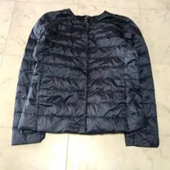 UNIQLO ユニクロ ウルトラライトダウンコンパクト L ノーカラー 羽織り