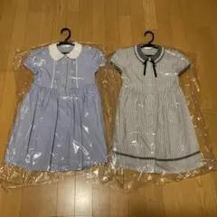 【美品】ショパン&ノーブランド 夏服ワンピース120cm3点クリーニング済み