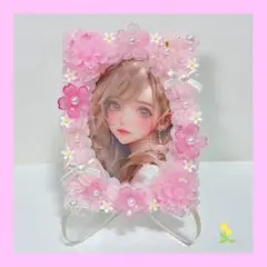 【春デザイン③】ホイップデコ B8 硬質トレカケース 【ピンク】