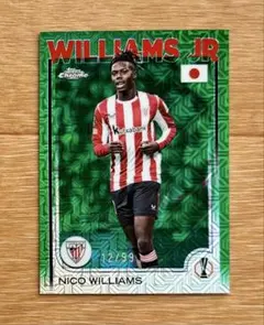 Topps Chrome Soccer ニコ・ウィリアムズ 99枚限定カード
