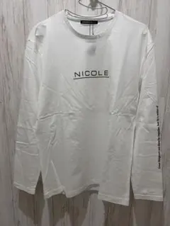 ハイダウェイニコルメンズ長袖シルケット天竺ロゴTシャツのサムネイル