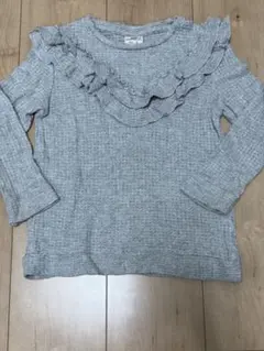 Zara Girls フリル付き長袖カットソー 116cm