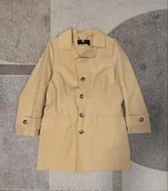 【美品】Salvatore Ferragamo ベージュトレンチコート 40のサムネイル