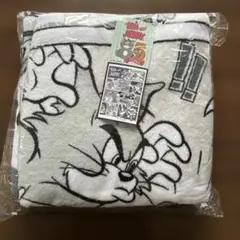 トムとジェリー フリース毛布 モノクロ ブランケット