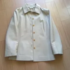 BALLSEY レザージャケット アイボリー