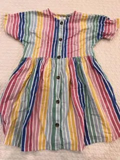 NEXT ストライプ 半袖ワンピース 8歳　128cm