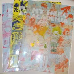 ヒロアカ 原画展 クリアファイル デク 爆豪勝己 かっちゃん 幼馴染 轟焦凍