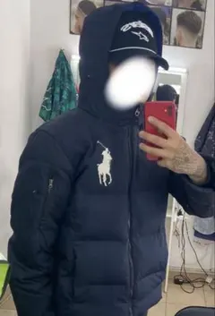 RALPH LAUREN ダウンジャケットMビッグポニーネイビーdripswag