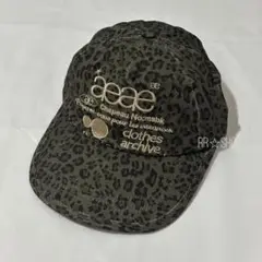 新品⭐︎即日発送　aeae ヒョウ柄 オリーブグリーン ベースボールキャップ