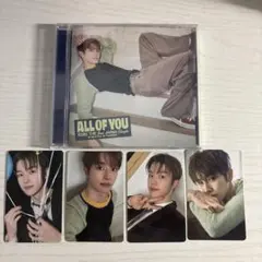 RIIZE 『All of You』 トレカ4枚　ソンチャンセット（ユニバ購入